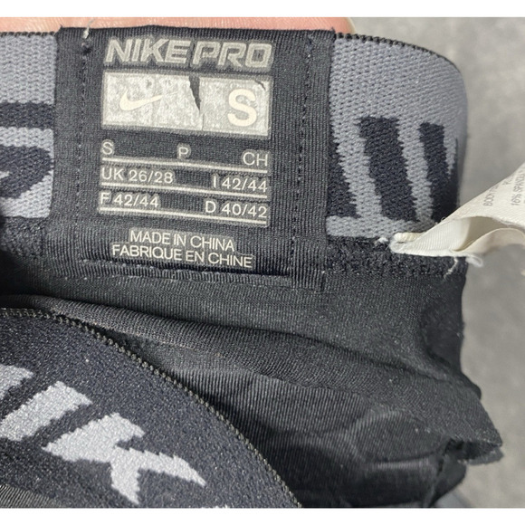 Nike Pro Compression Shorts Mens Small Black Dri Fit Football - Picture 11 of 16